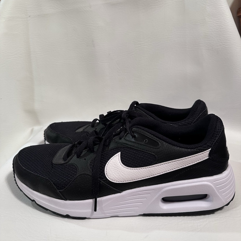 Nike Air Max SC Black White Athletic Running Sneakers CW4555-002 Mens Size 11